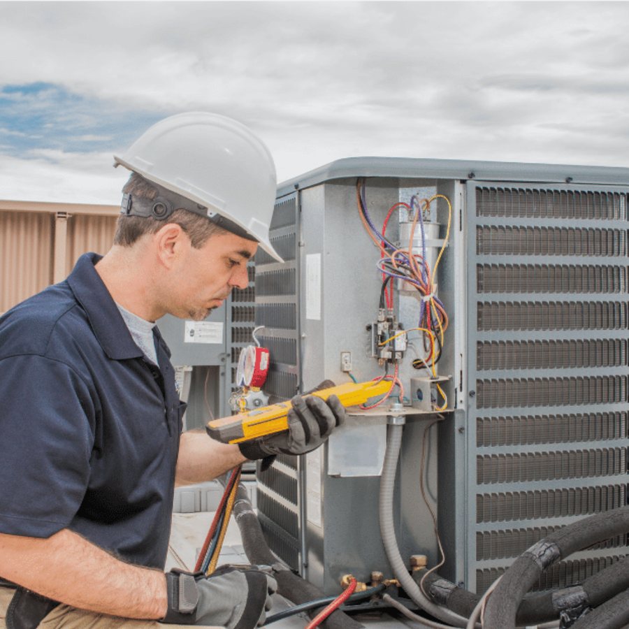 WaterFurnace ground-source heat pump installation on a Lambton County property by Sarnia Geothermal